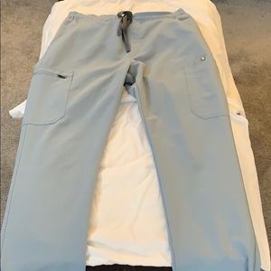 FIGS Skinny Pants Dusty Blue Color